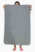 Cargar la imagen en la vista de la galería, Toalla De Microfibra Secado Rápido 130x80cm Gris