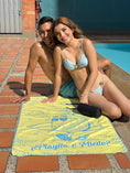 Cargar la imagen en la vista de la galería, Toallas De Microfibra Estampadas 130x80cm Playita o Miedo Amarilla