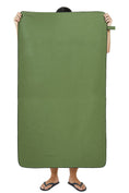 Cargar la imagen en la vista de la galería, Toalla De Microfibra Secado Rápido 165x100cm Verde Militar