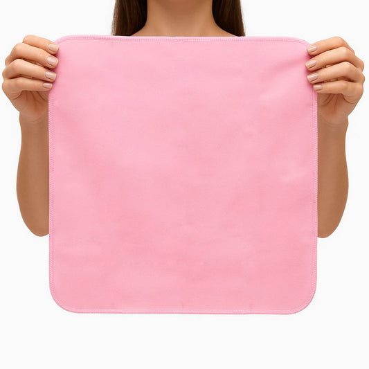 Toalla De Microfibra Secado Rápido 40x35cm Rosada