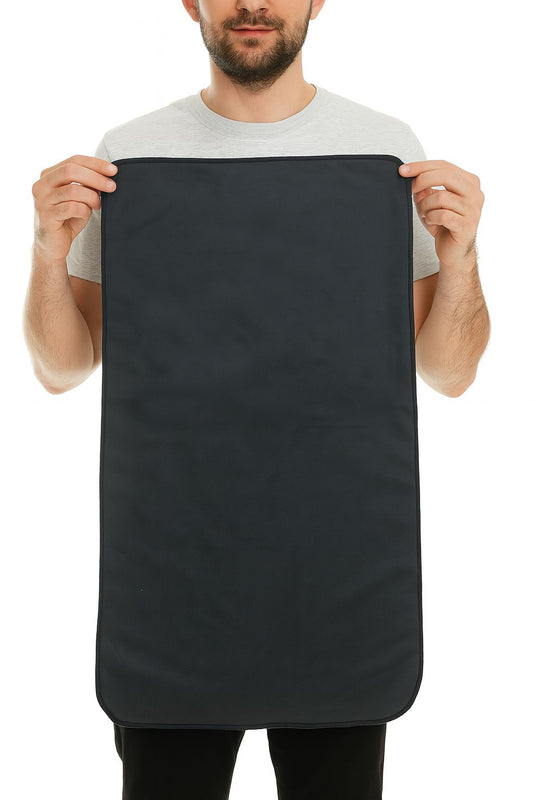 Toalla De Microfibra Secado Rápido 70x40cm Negra