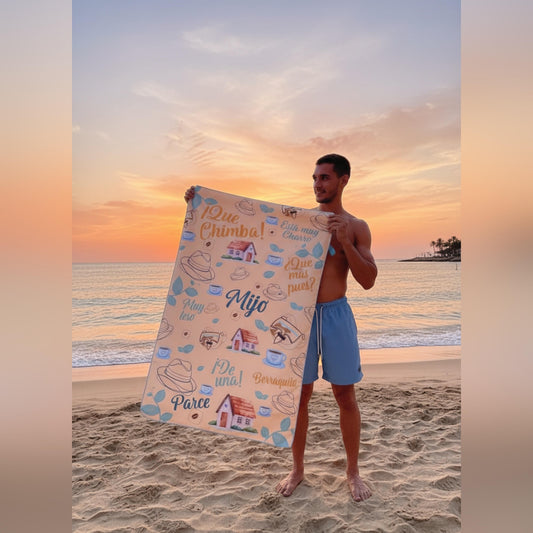 Toalla Microfibra Sublimada 130x80cm La Paisita