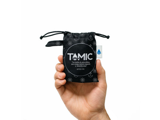 Toalla De Microfibra Secado Rápido 40x35cm Negra