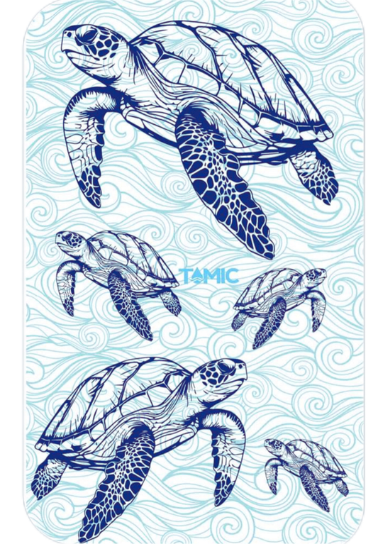 Toallas De Microfibra Estampadas 130x80cm Tortugas Marinas