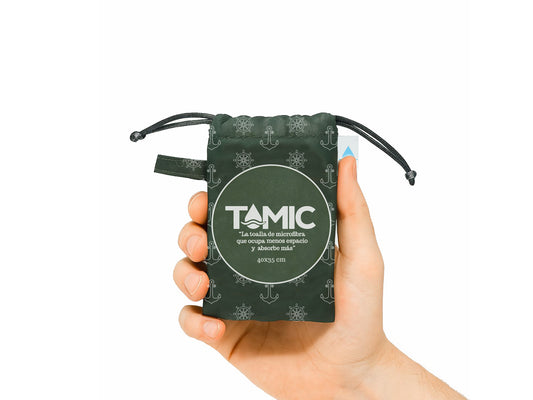 Toalla De Microfibra Secado Rápido 40x35cm Verde Militar
