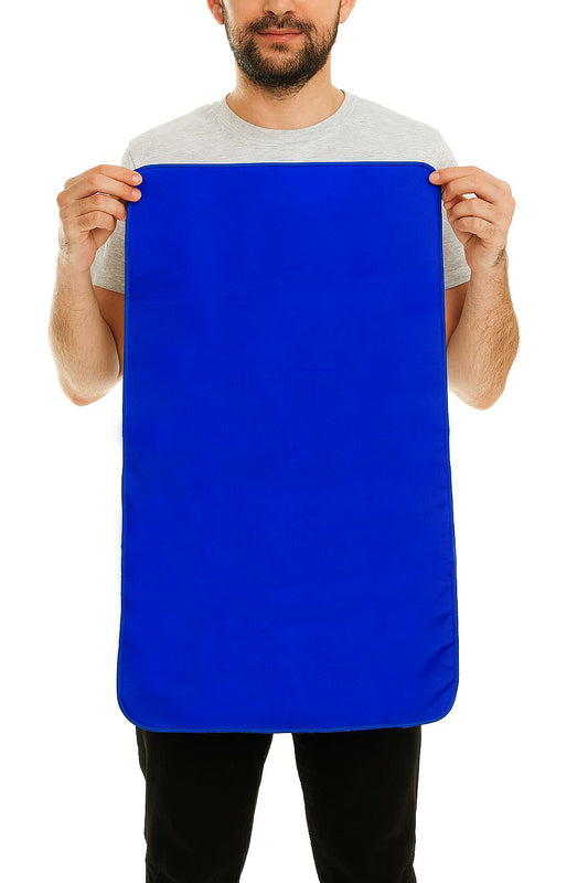 Toalla De Microfibra Secado Rápido 70x40cm Azul Oscuro