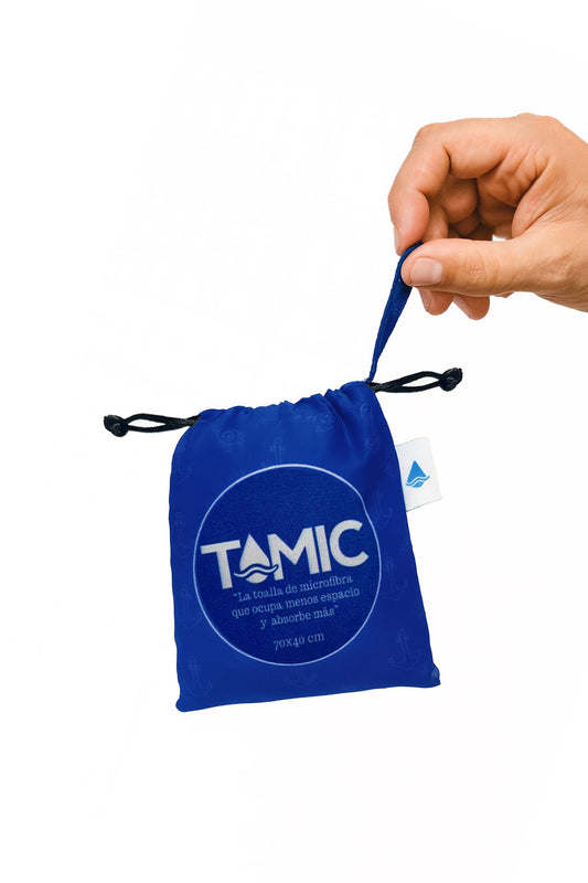 Toalla De Microfibra Secado Rápido 70x40cm Azul Oscuro