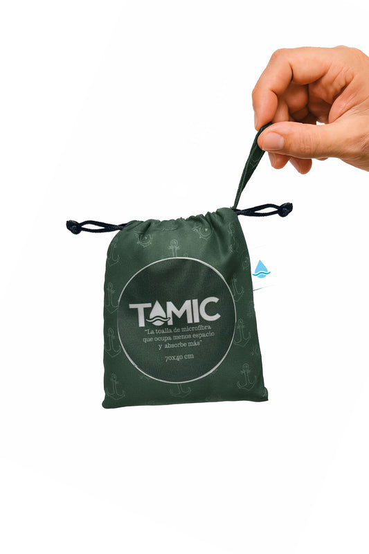 Toalla De Microfibra Secado Rápido 70x40cm Verde Militar